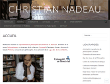 Tablet Screenshot of christian-nadeau.com